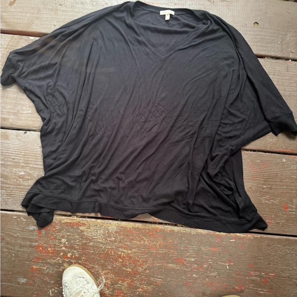 Bordeaux Black Short Sleeve Top